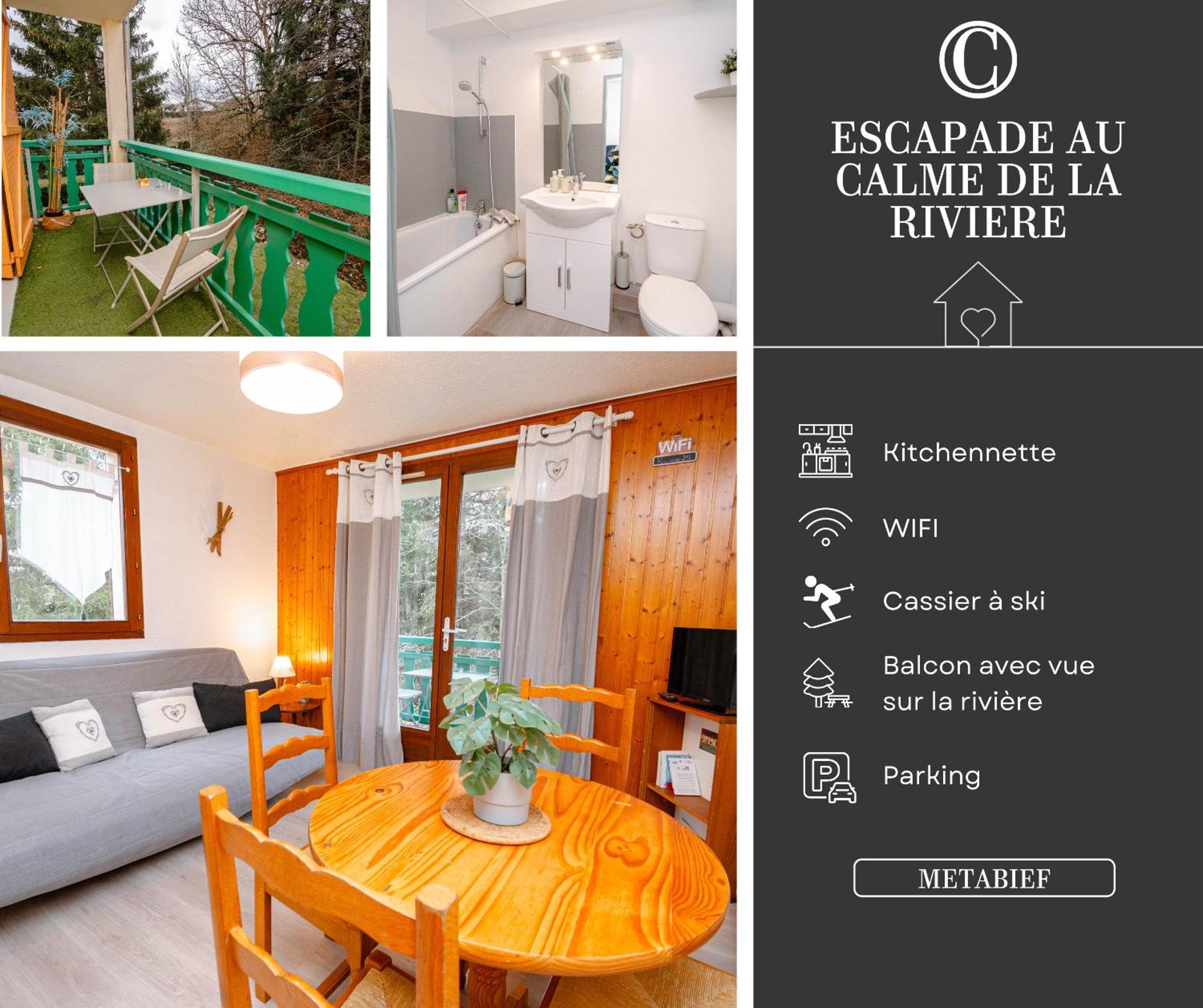 Métabief Escapade Au Calme De La Riviere 아파트 외부 사진